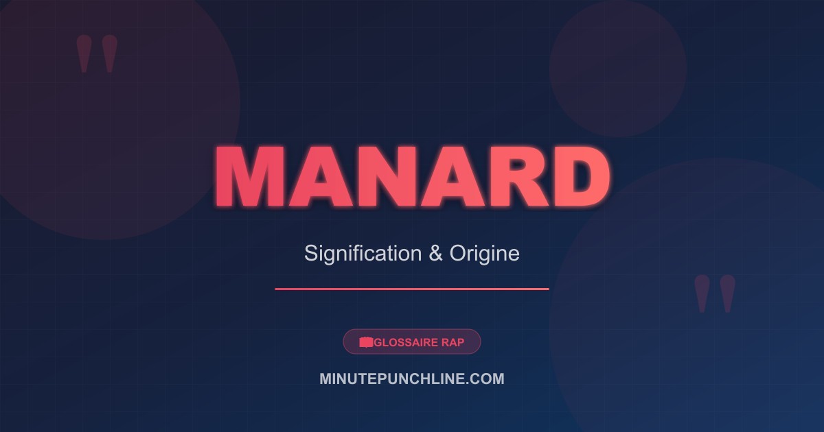 Manard - signification et origine