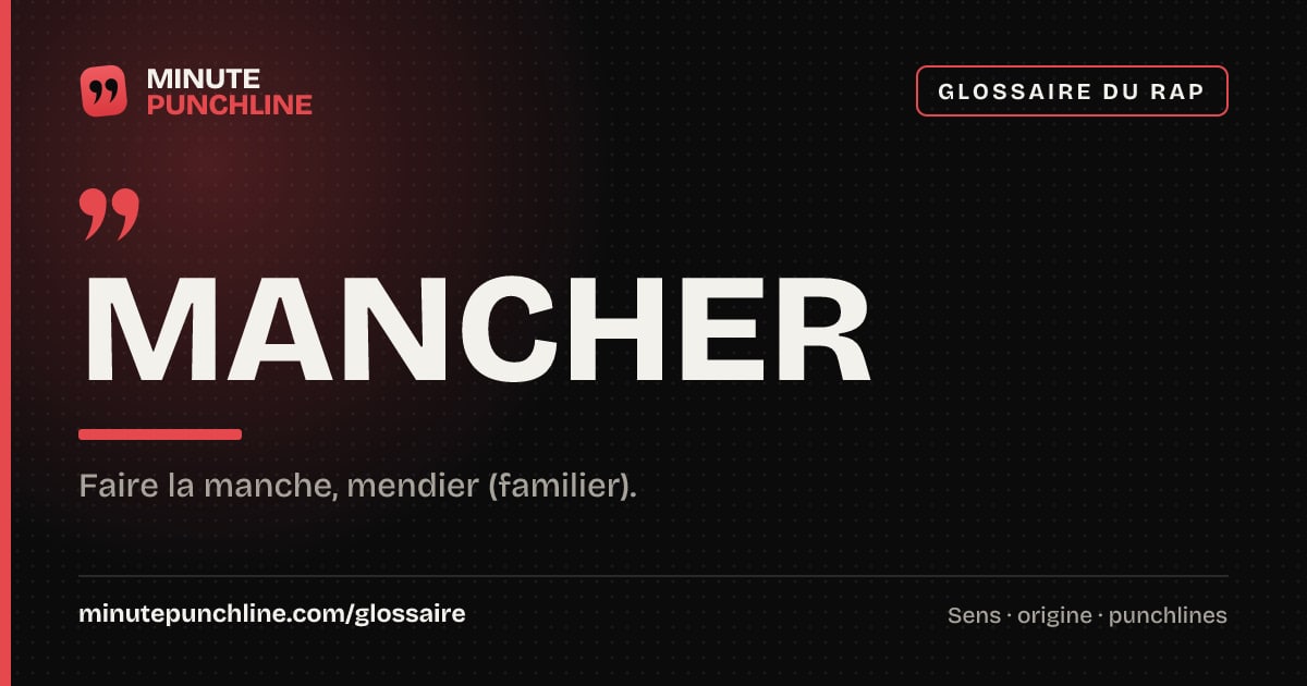 Mancher - signification et origine