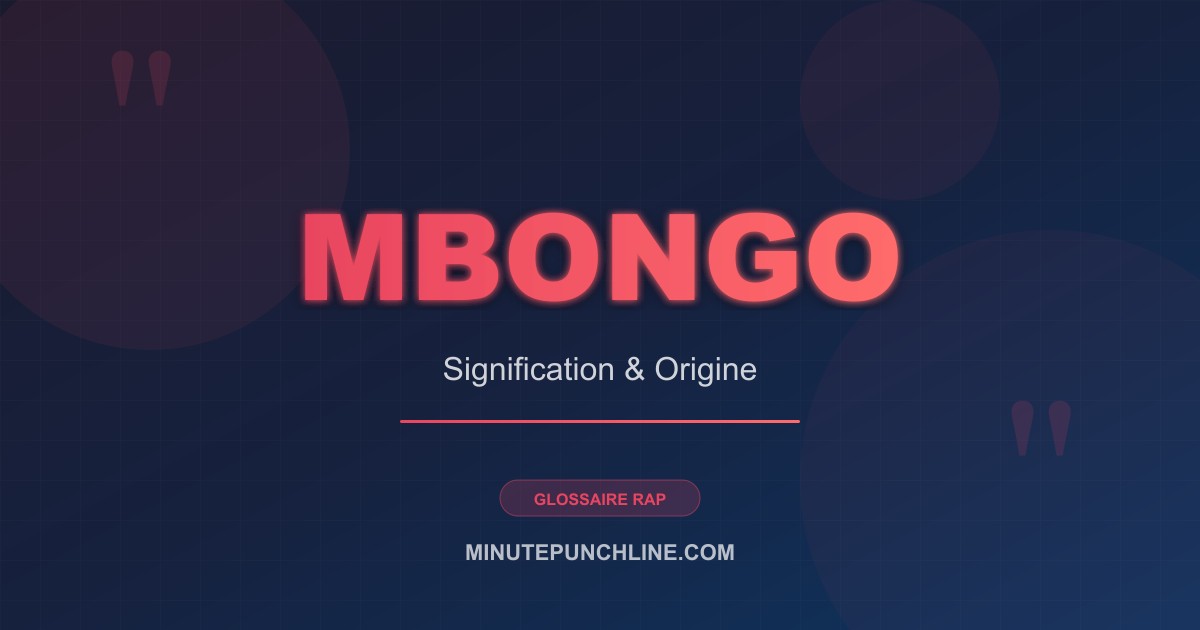 Mbongo - signification et origine