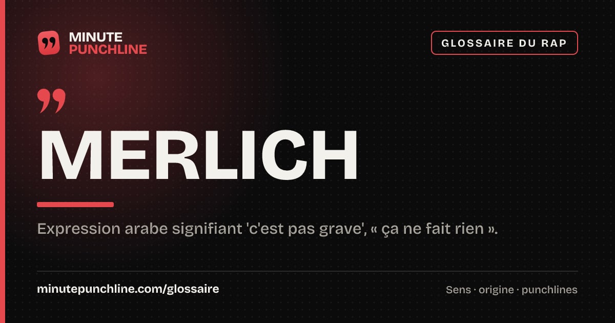 Merlich - signification et origine
