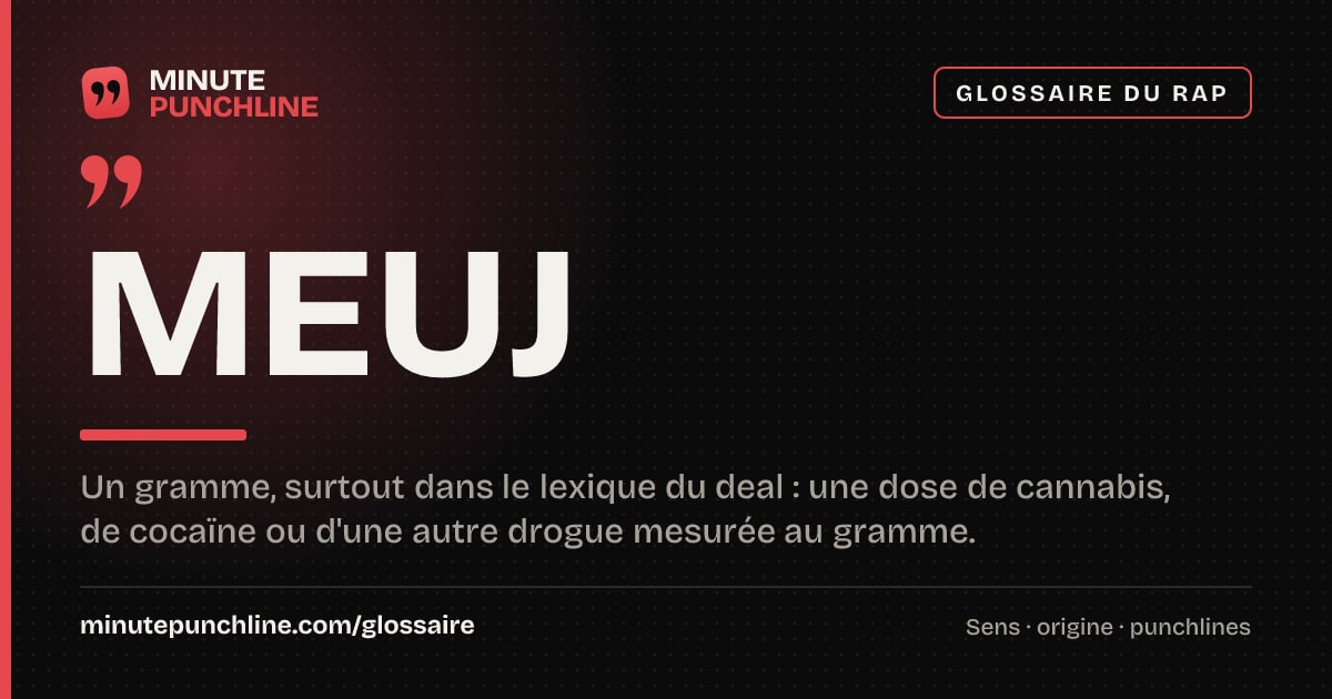Meuj - signification et origine