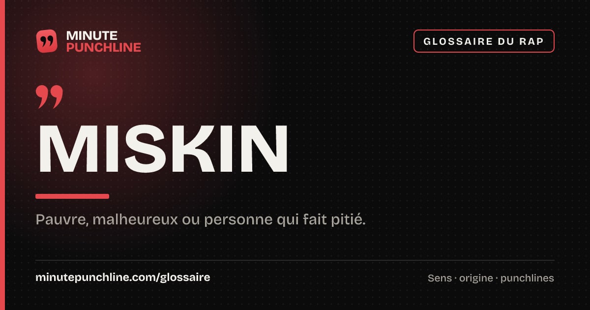 Miskin - signification et origine