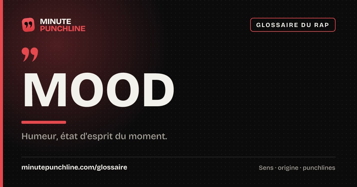 Mood - signification et origine