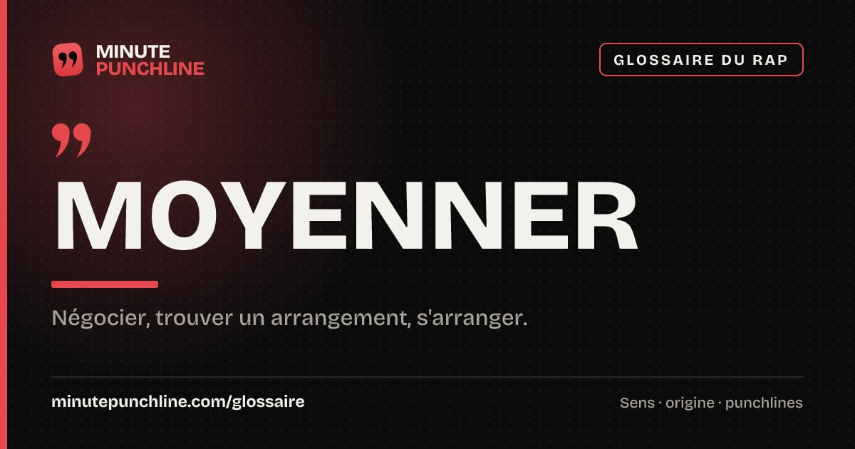 moyenner - signification et origine