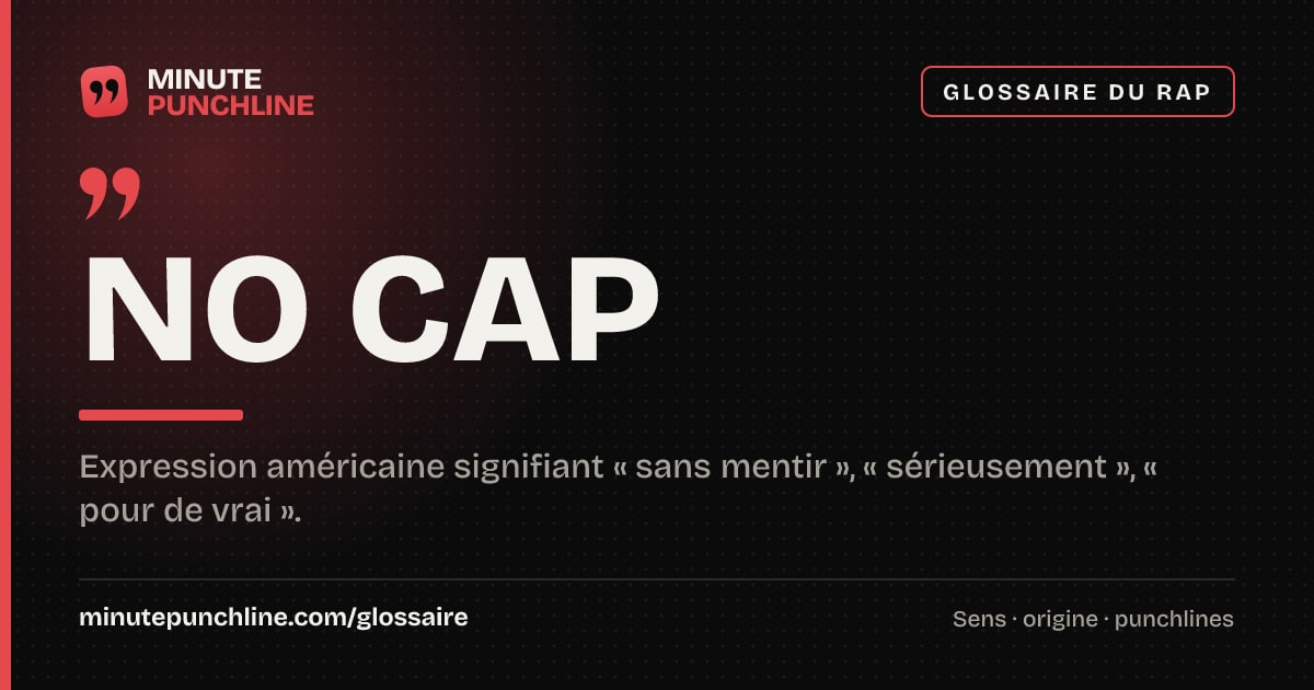 No cap - signification et origine