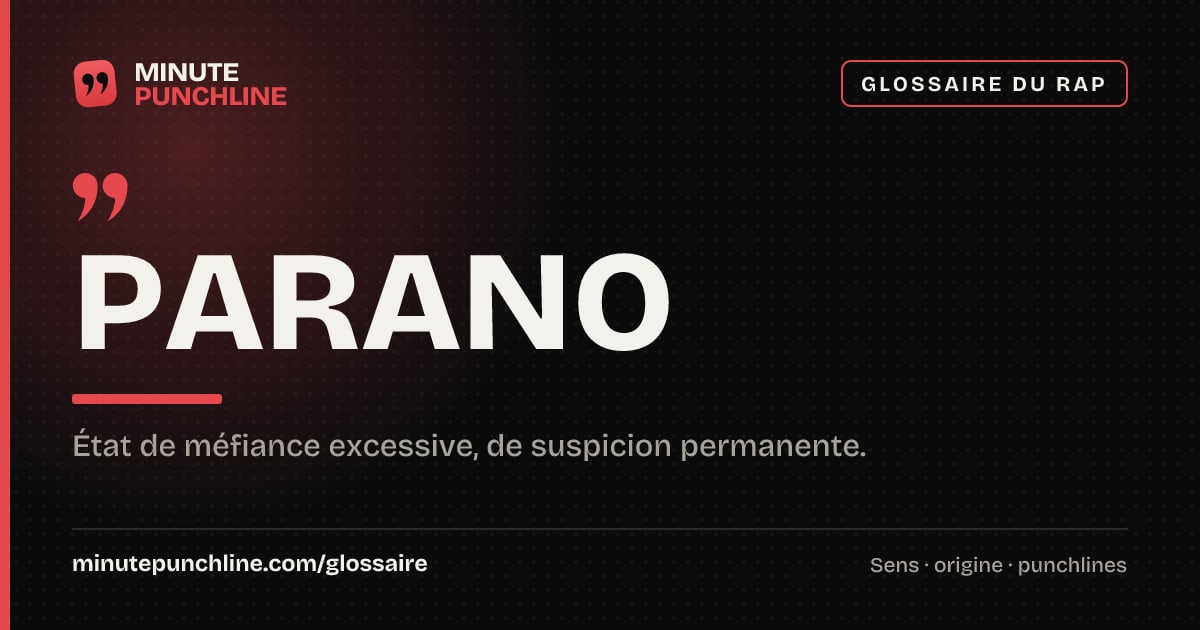 Parano - signification et origine