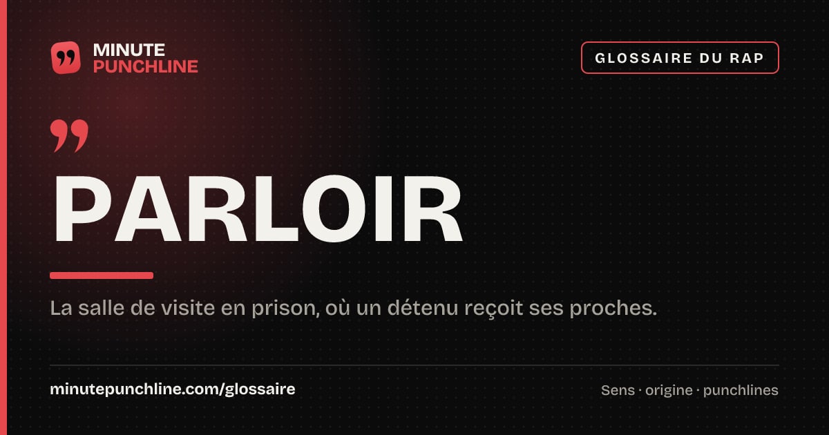 Parloir - signification et origine
