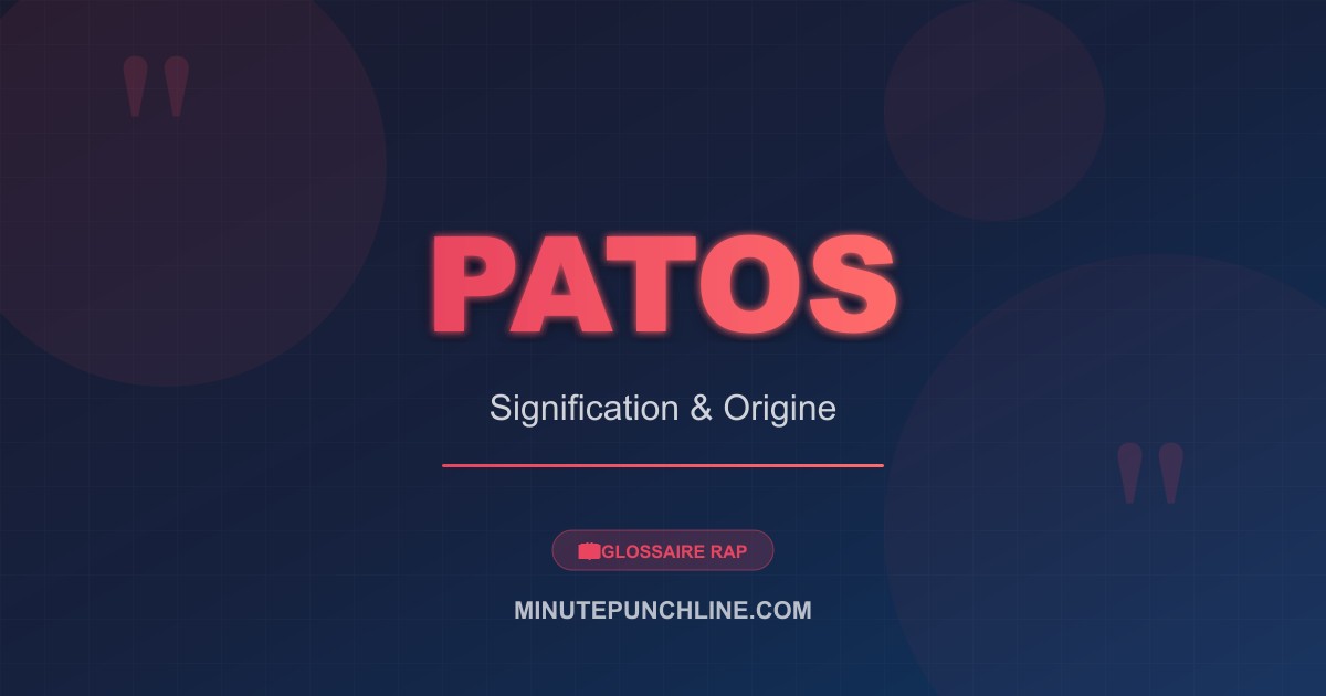 Patos - signification et origine
