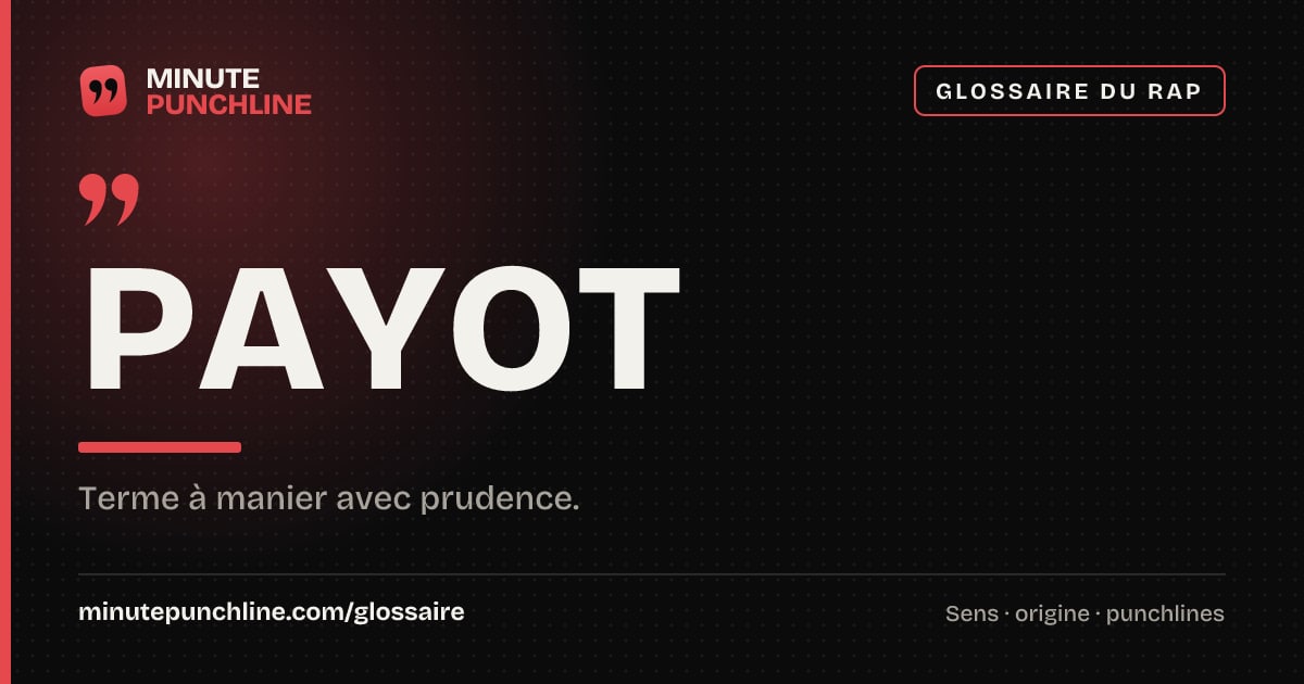 Payot - signification et origine