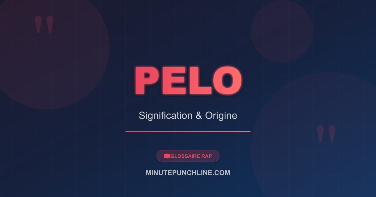 Pelo - signification et origine
