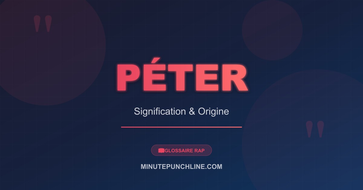 Péter - signification et origine