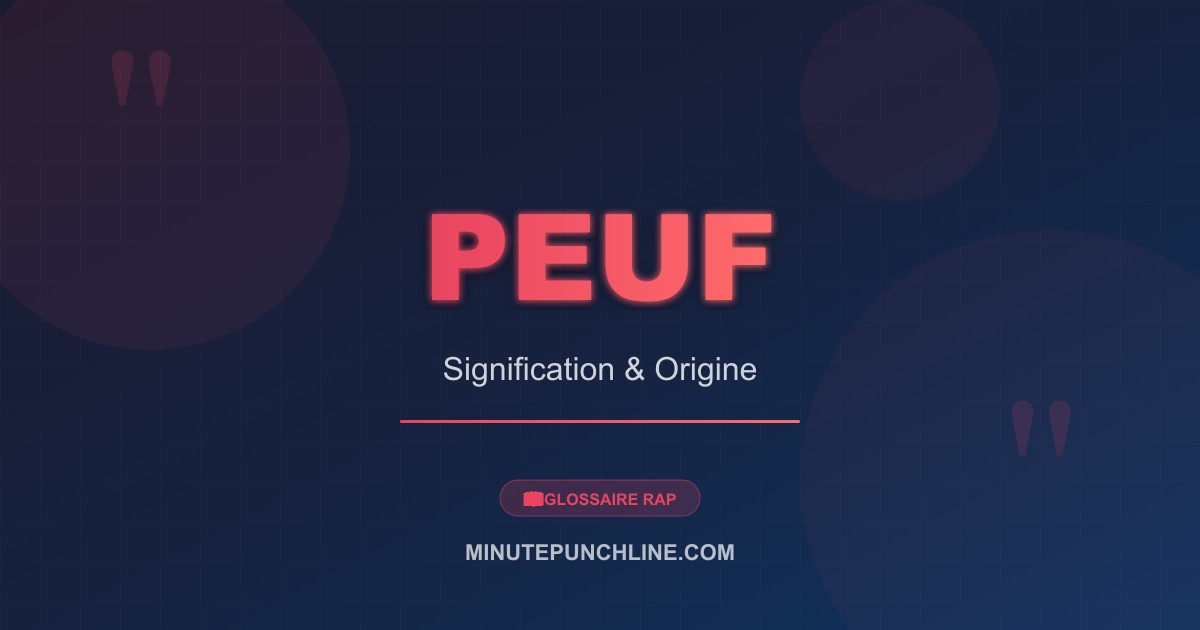 Peuf - signification et origine