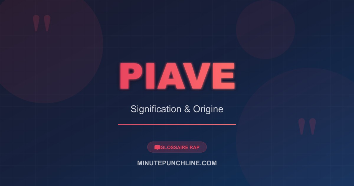 Piave - signification et origine