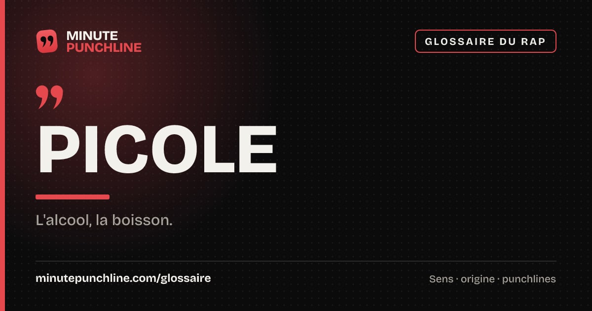 Picole - signification et origine
