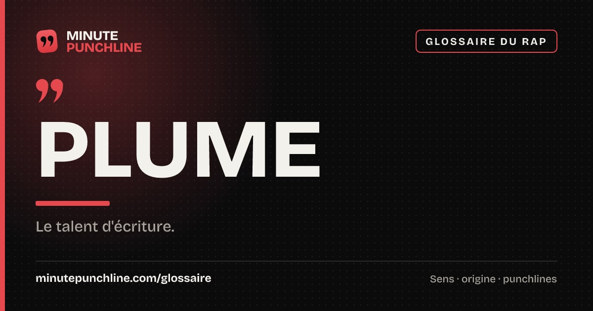 Plume - signification et origine
