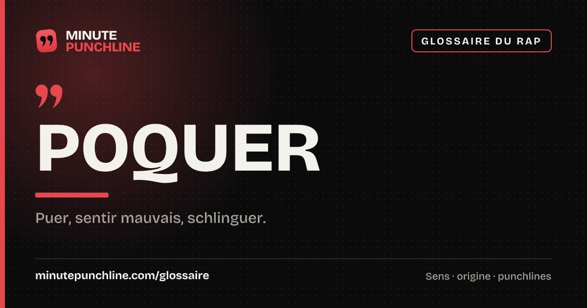 Poquer - signification et origine