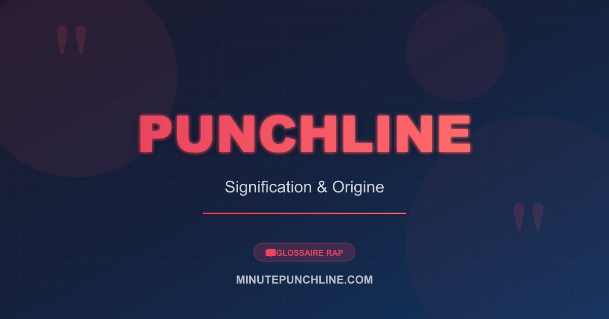 Punchline - signification et origine