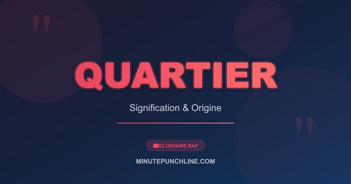 Quartier - signification et origine