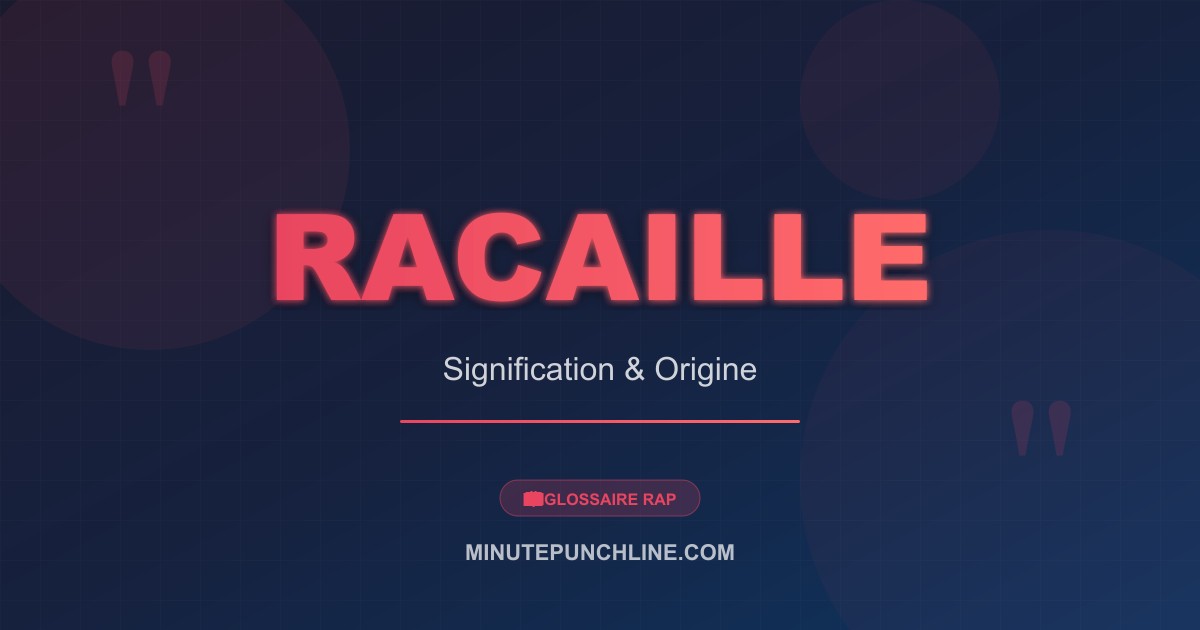Racaille - signification et origine