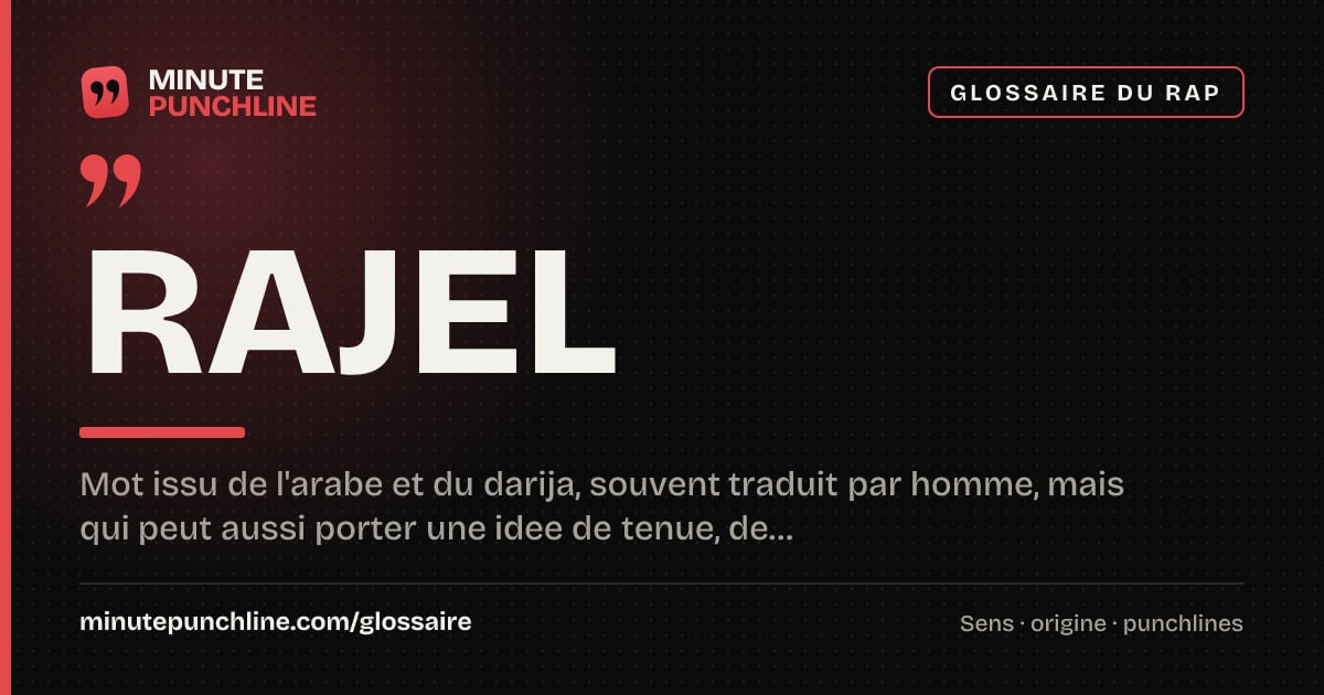 Rajel - signification et origine