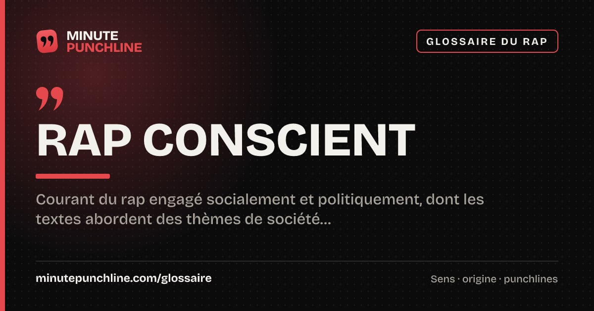 Rap conscient - signification et origine