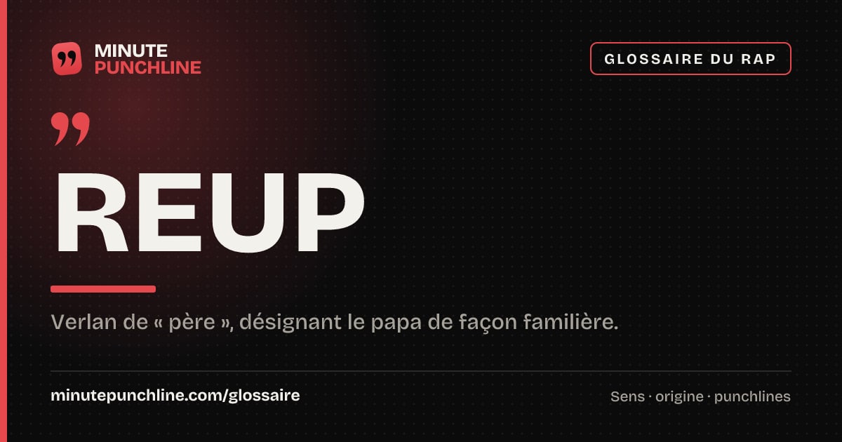 Reup - signification et origine