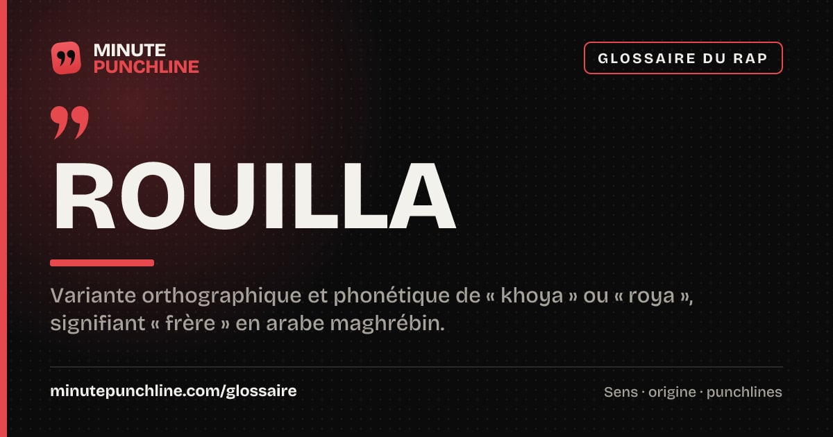 Rouilla - signification et origine