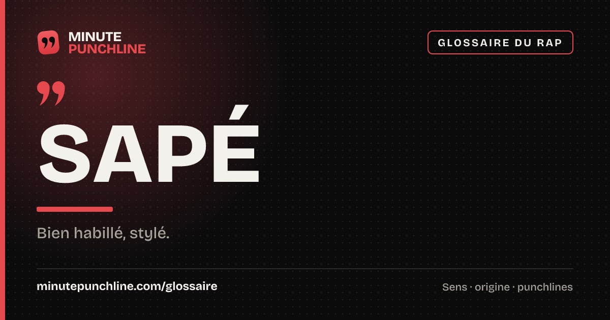 Sapé - signification et origine