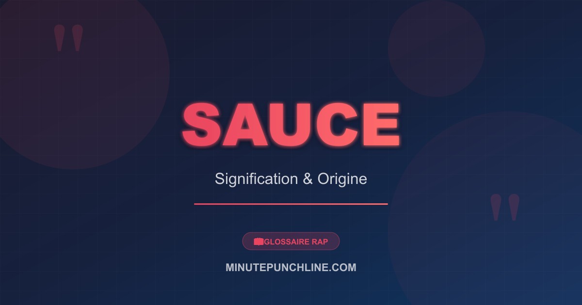Sauce - signification et origine
