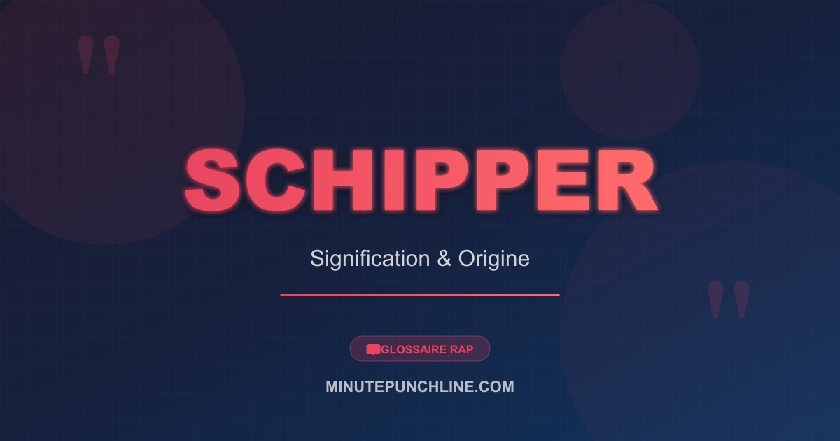 Schipper - signification et origine