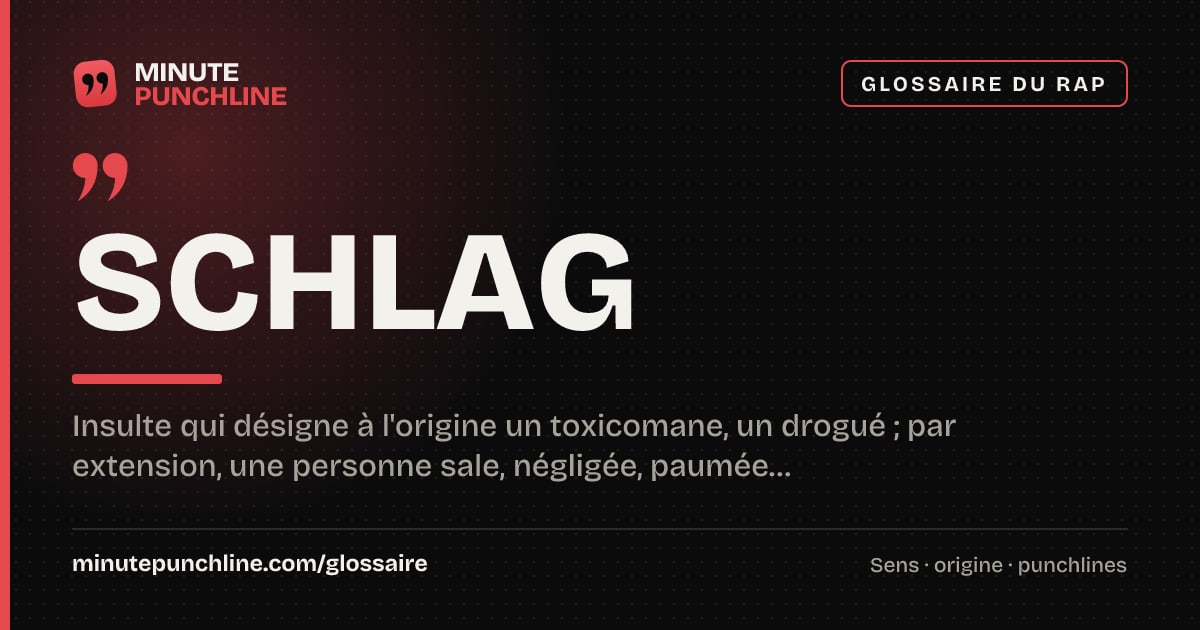 Schlag - signification et origine