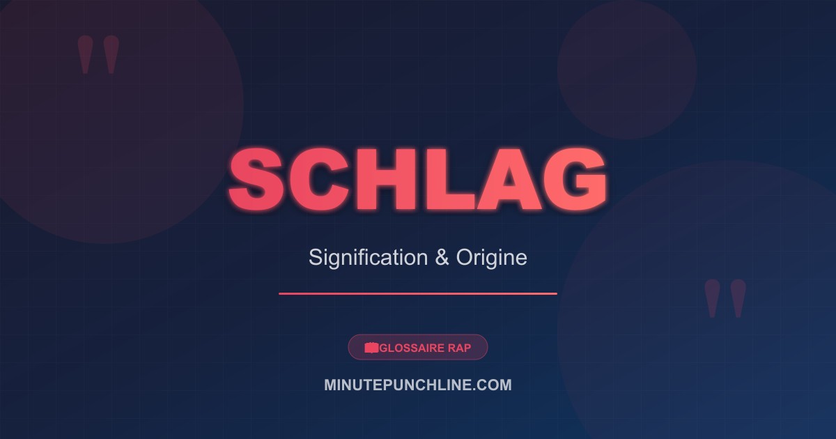 Schlag - signification et origine