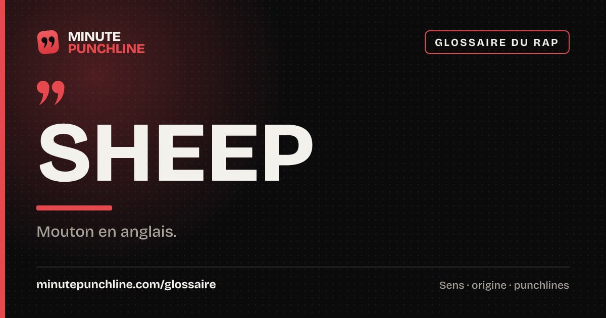 Sheep - signification et origine