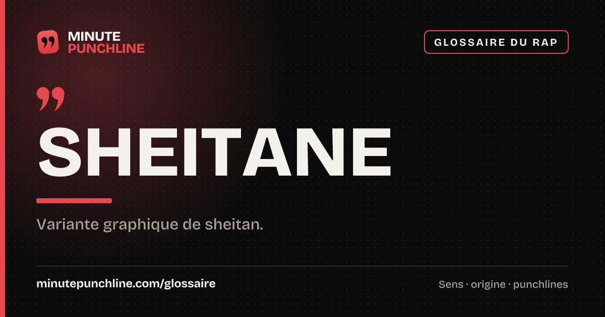 Sheitane - signification et origine