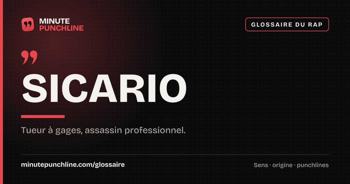 Sicario - signification et origine