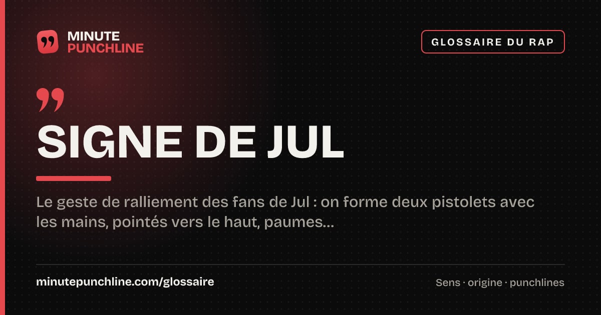 Signe de Jul - signification et origine