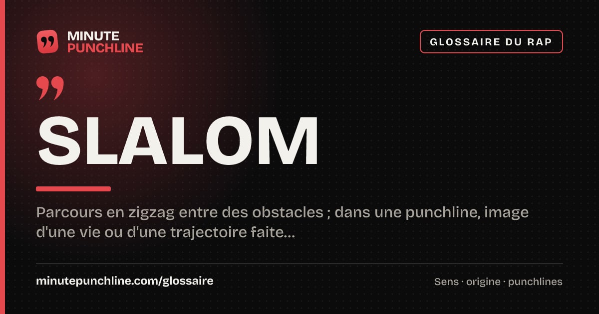 Slalom - signification et origine