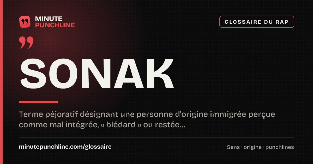 Sonak - signification et origine