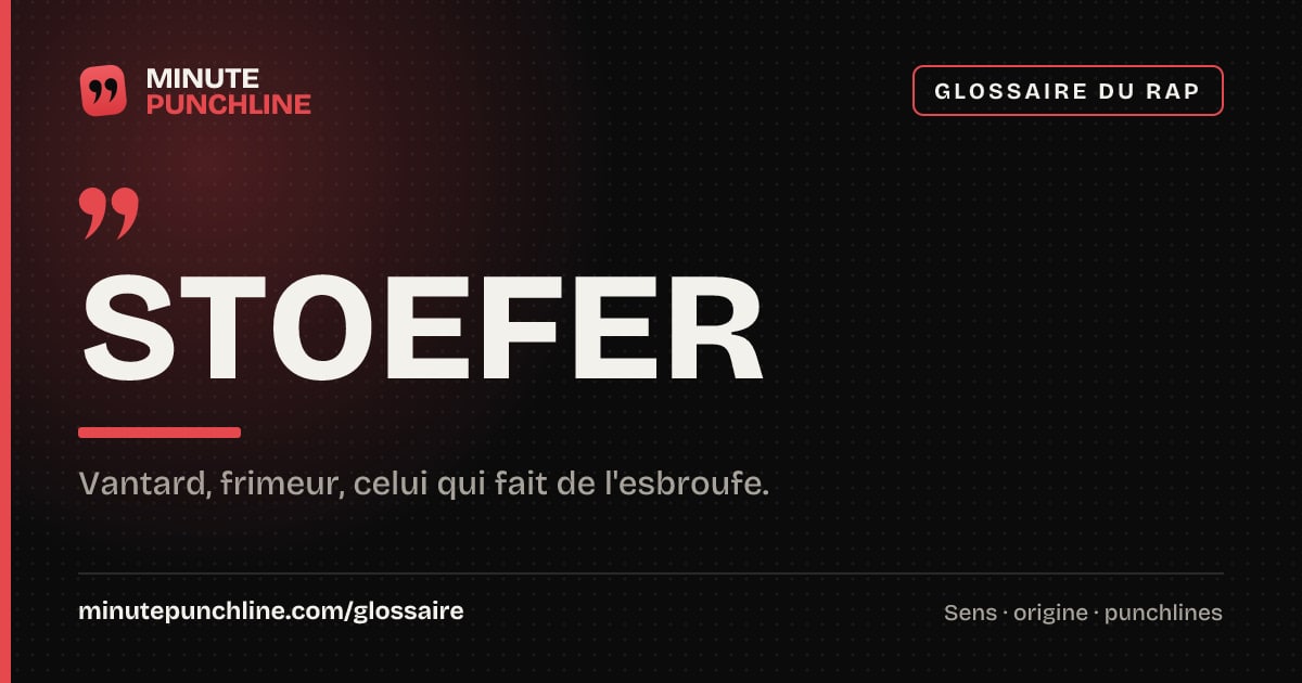Stoefer - signification et origine