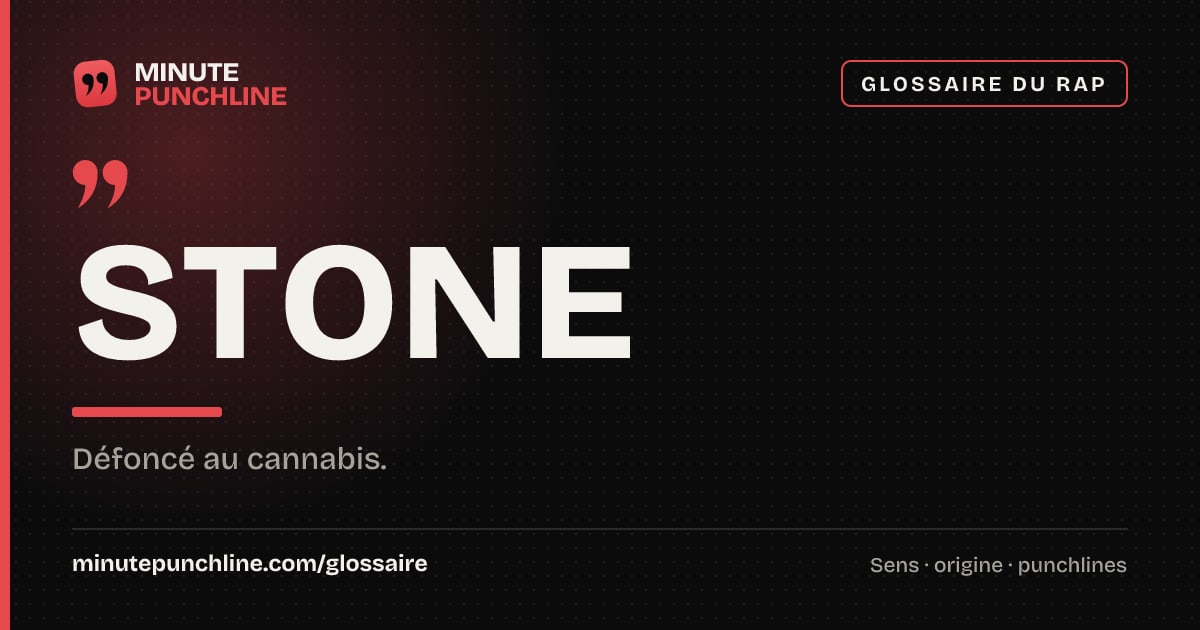 Stone - signification et origine