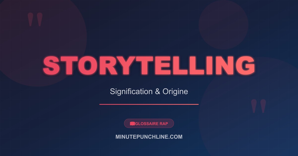 Storytelling - signification et origine