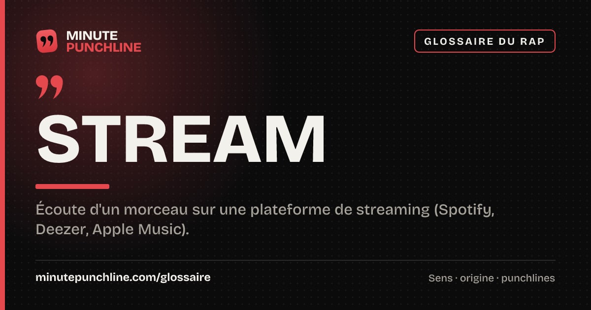Stream - signification et origine