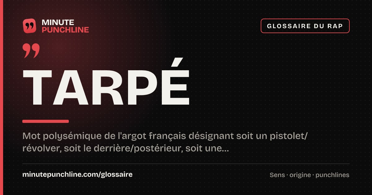 Tarpé - signification et origine