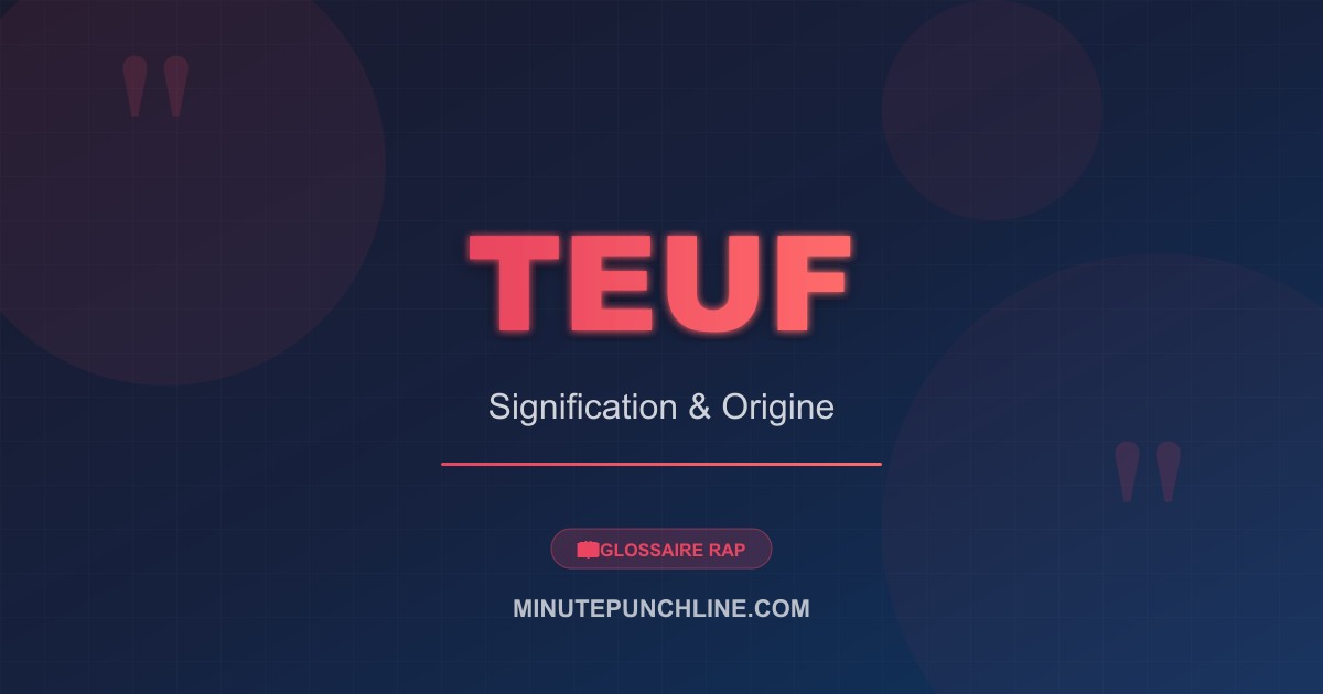 Teuf - signification et origine