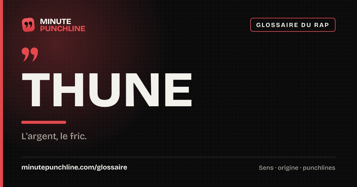 Thune - signification et origine