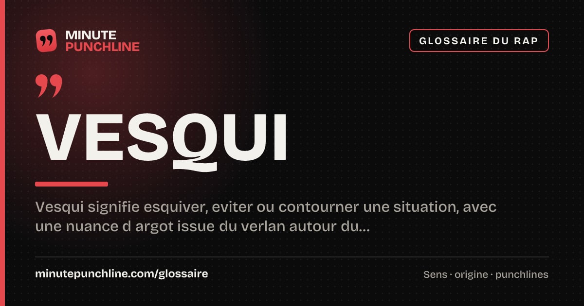 Vesqui - signification et origine