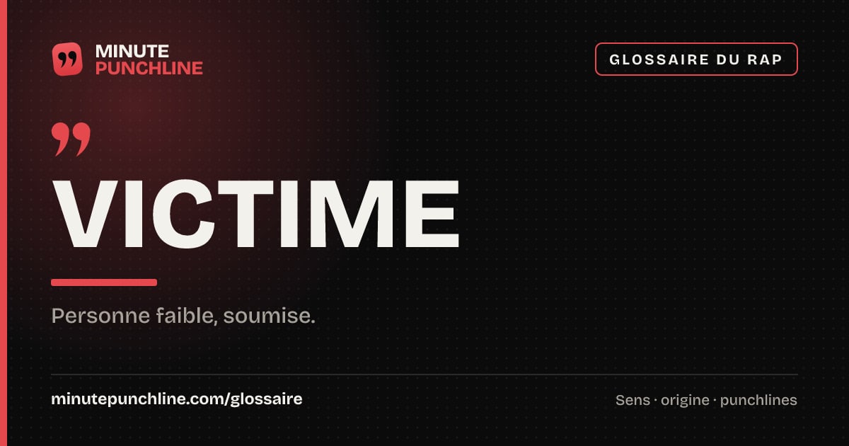 Victime - signification et origine