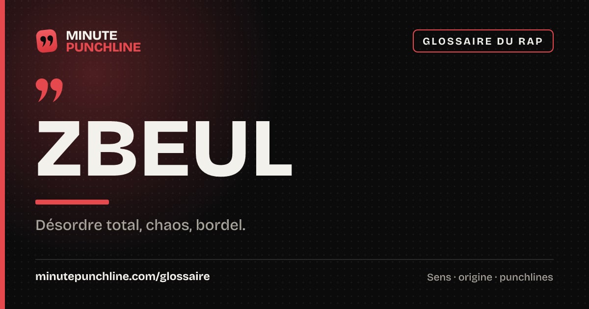 Zbeul - signification et origine