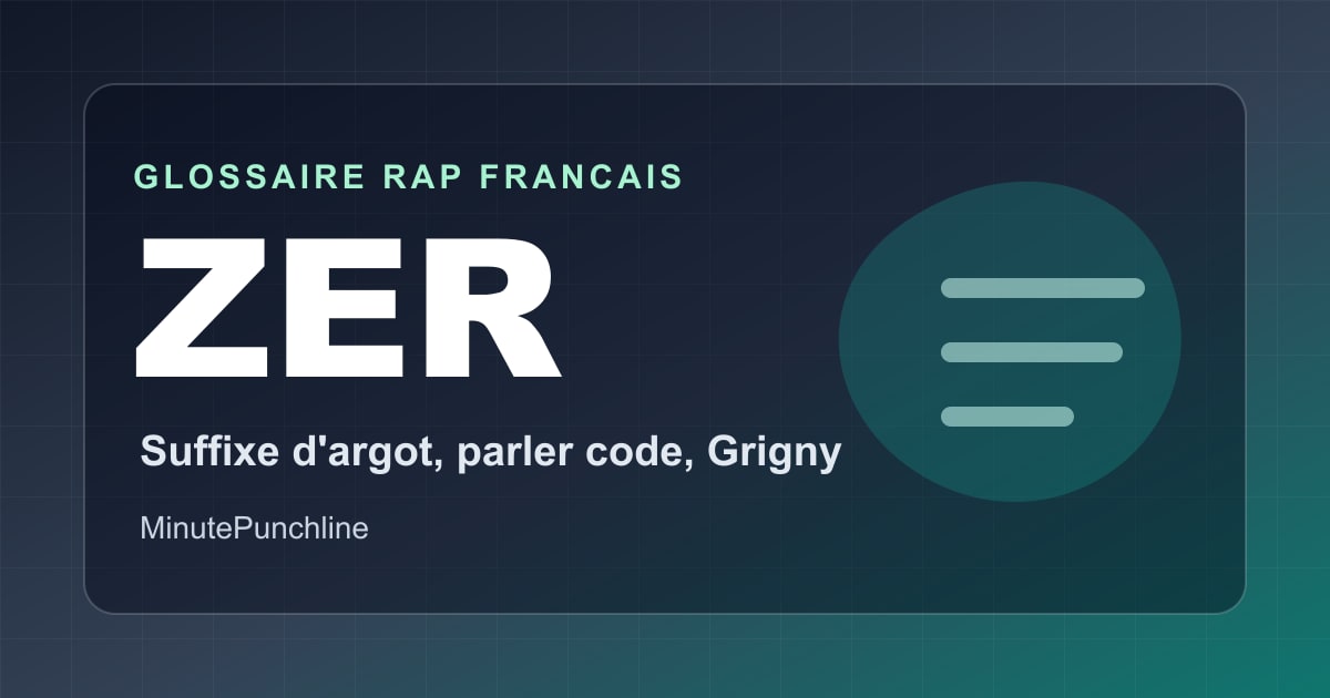 Zer - signification et origine