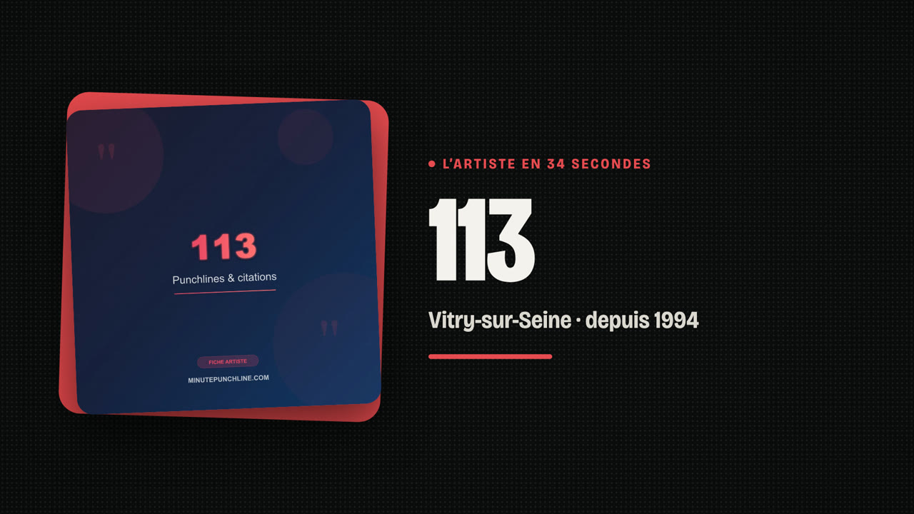113 en 34 secondes
